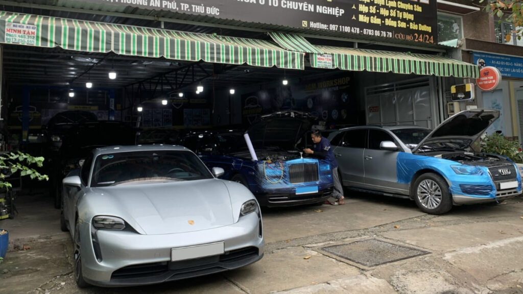 gara sửa chữa xe Porsche uy tín tại Việt Nam