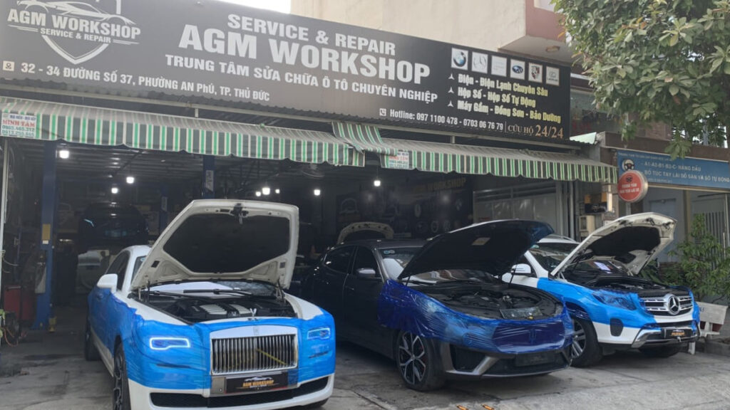 gara sửa chữa xe Porsche uy tín tại Việt Nam