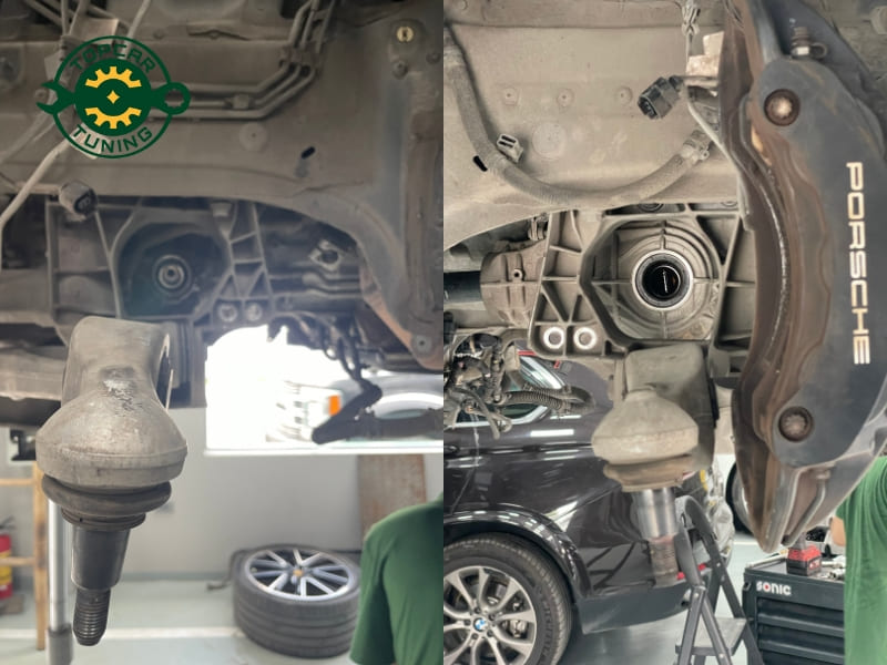 Thay chân máy cho xe Porsche tại Topcar-tuning