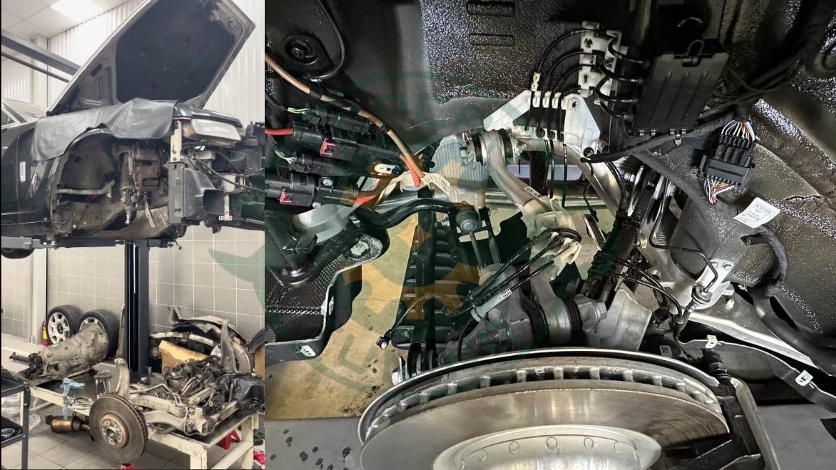 Hệ thống treo trên khung gầm của Roll Royce