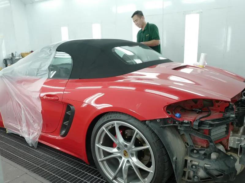 Khu vực phòng sơn Topcar-tuning