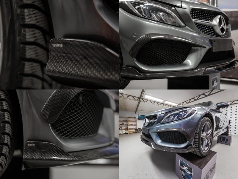 Độ bodykit carbon cho Mercedes-Benz C-Class thiết kế bởi Larte Design