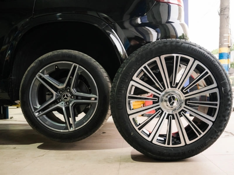 Độ la-zăng xe mercedes gls 450 lên maybach