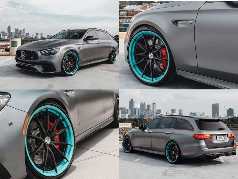 Mercedes E Class độ mâm HRE (nguồn: Butlertile.com)