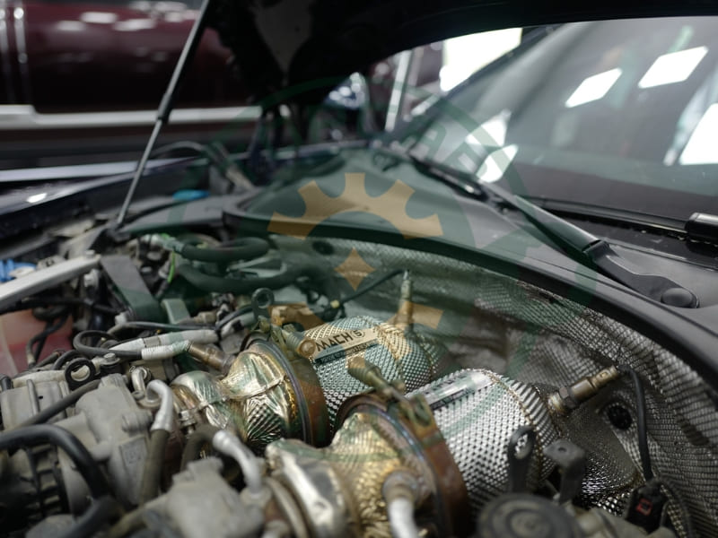 Porsche Panamera 2.9 lắp downpipe Mach5 Performance - Topcar-tuning