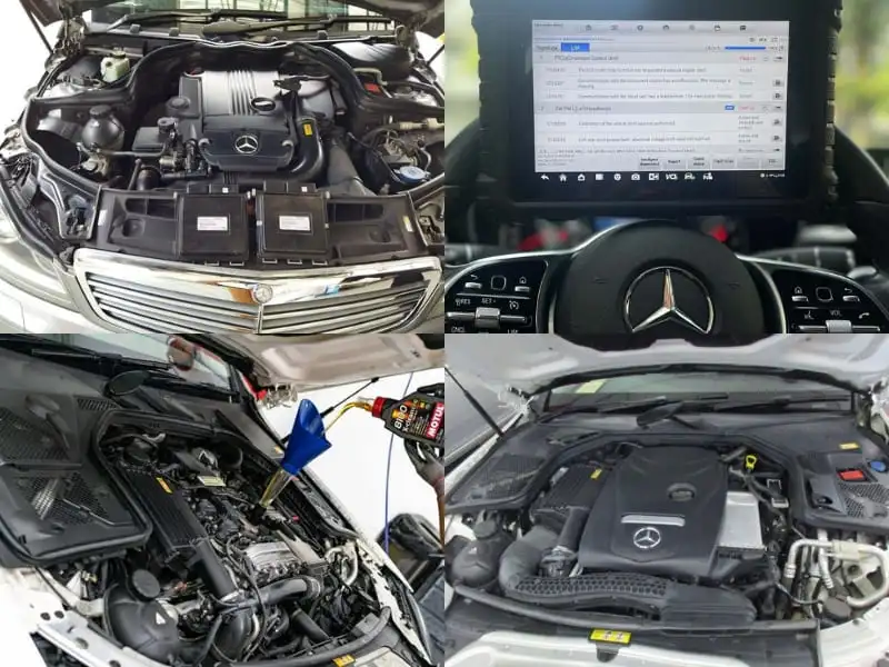 Bảo dưỡng xe Mercedes C200