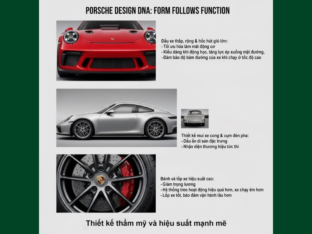 Xe Porsche - giải mã thiết kế