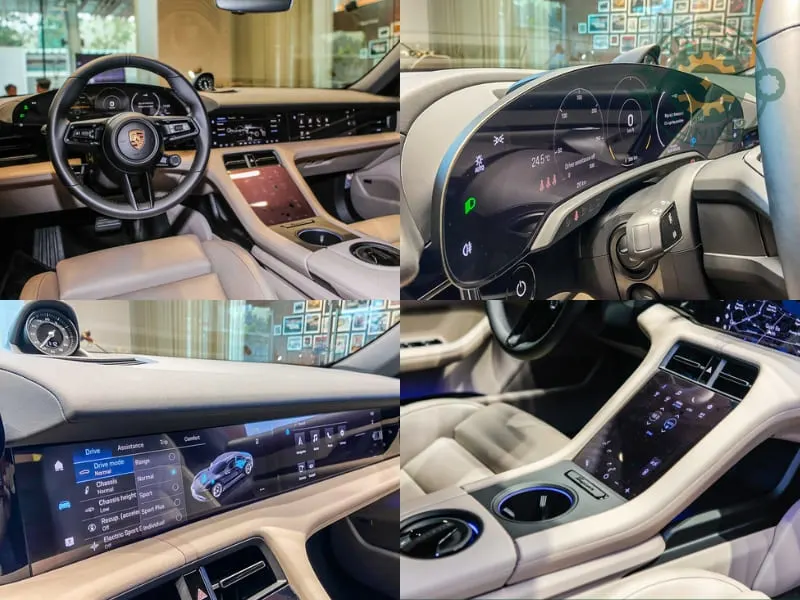 nội thất xe Porsche - Porsche Taycan