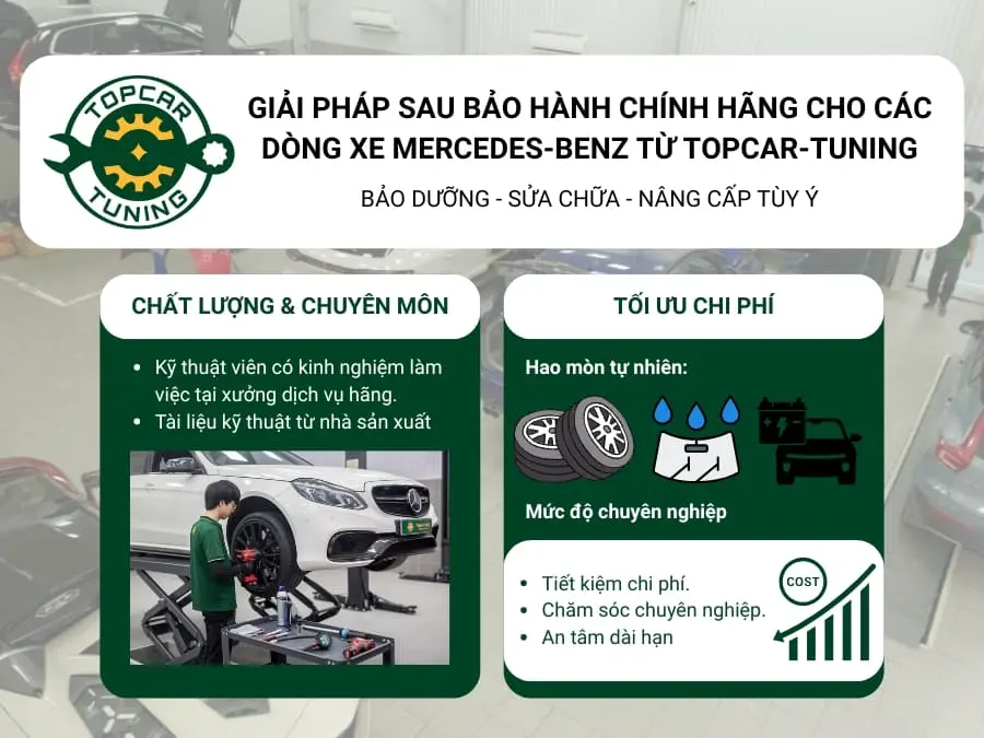 Chế độ Bảo hành Mercedes-Benz tại Topcar-tuning