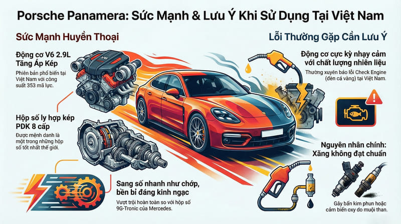 đánh giá xe Porsche Panamera