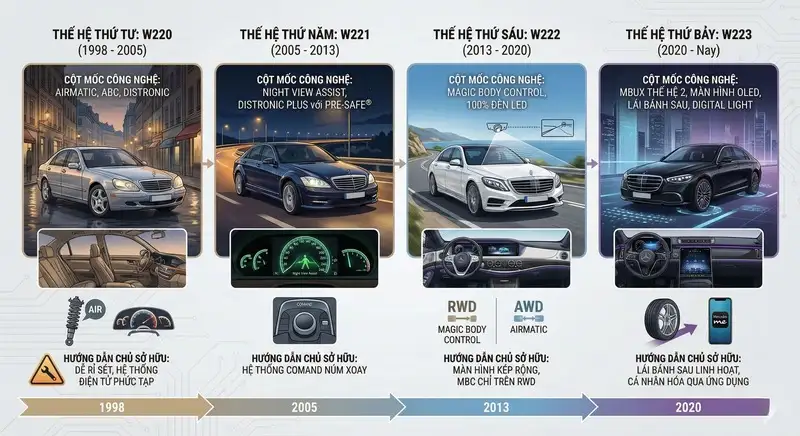 Hướng dẫn sử dụng xe Mercedes