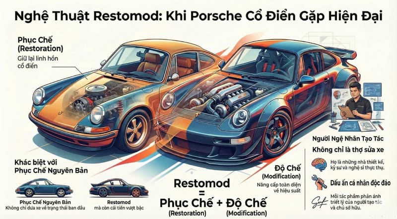 Phục chế (Restoration) vs độ chế (Modification)