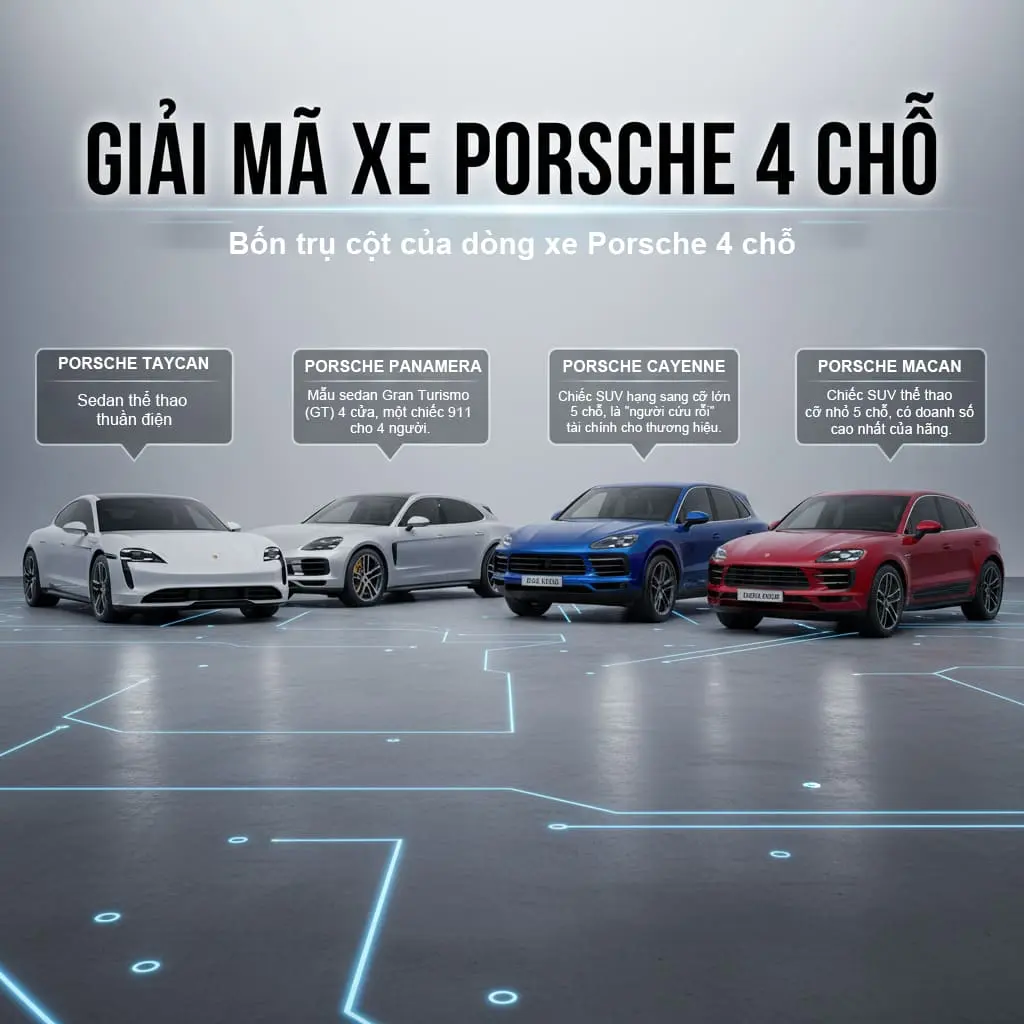 Xe Porsche 4 chỗ